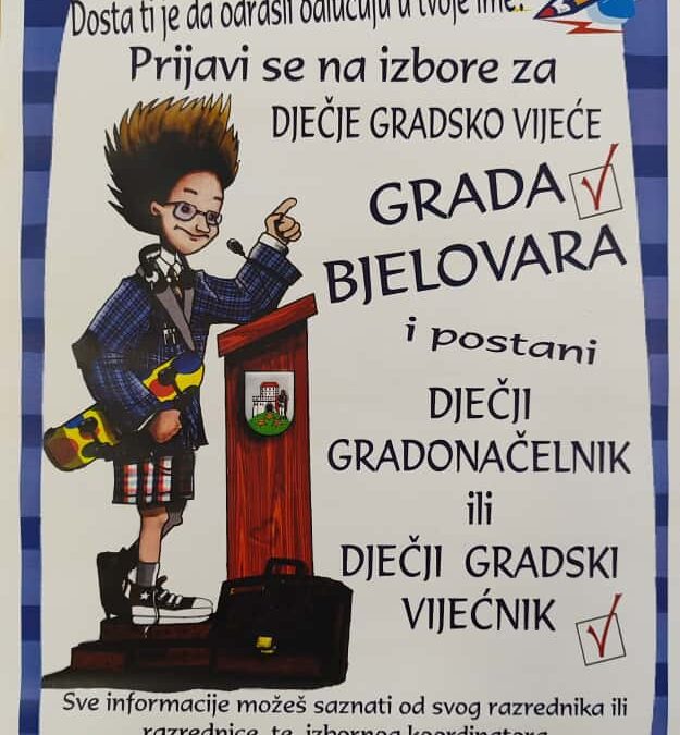 Dječje gradsko vijeće grada Bjelovara – III. osnovna škola