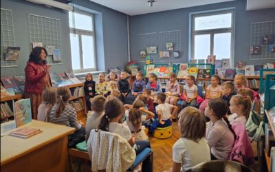 1.b razreda u posjetu Narodnoj knjižnici “Petar Preradović”