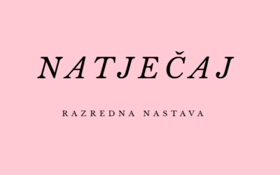 NATJEČAJ za zasnivanje radnog odnosa